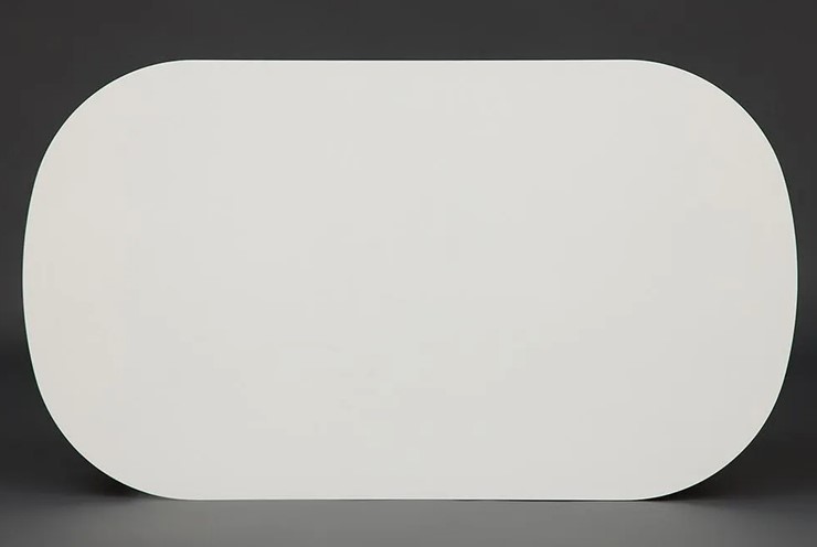 Кухонный стол MAX (Макс) бук/мдф 140х80х75 Белый/Коричневый арт.10465 в Вологде - изображение 2