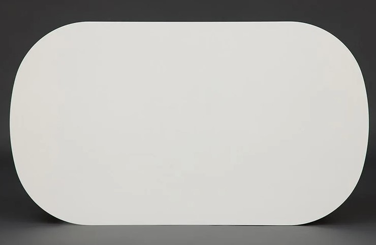 Кухонный обеденный стол MAX (Макс) бук/мдф 140х80х75 Белый/Натуральный Бук арт.10462 в Вологде - изображение 2