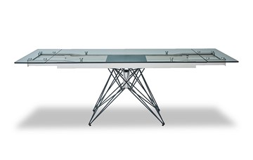 Кухонный раскладной стол T-041 (140) прозрачный в Вологде - предосмотр 1