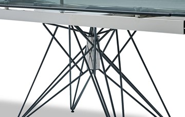 Кухонный раскладной стол T-041 (140) прозрачный в Вологде - предосмотр 2
