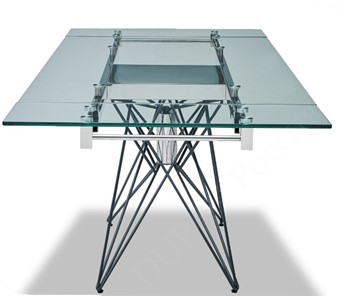 Кухонный раскладной стол T-041 (140) прозрачный в Вологде - предосмотр 4