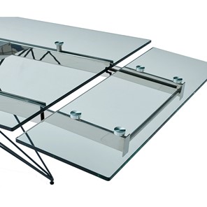 Кухонный раскладной стол T-041 (140) прозрачный в Вологде - предосмотр 5