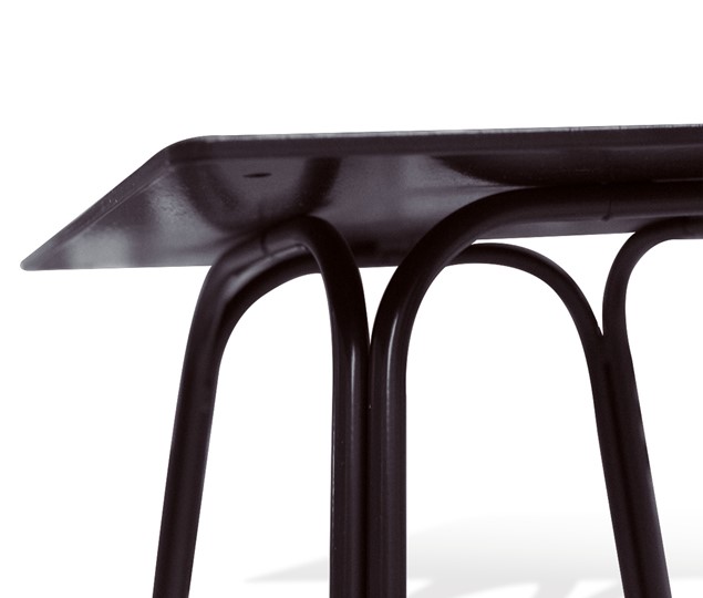 Кухонный обеденный стол SHT-TU23/H71/ТT 80 (темно-серый/палисандр) в Вологде - изображение 4