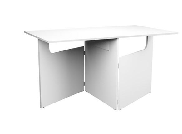 Кухонный раздвижной стол ХИТ -СО-6, Белая шагрень в Вологде - изображение