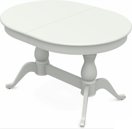 Кухонный раскладной стол Фабрицио-2 исп. Овал 1600, Тон 9 (Морилка/Эмаль) в Вологде - изображение