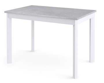 Кухонный раскладной стол Dikline L110 Бетон/ножки белые в Вологде - предосмотр