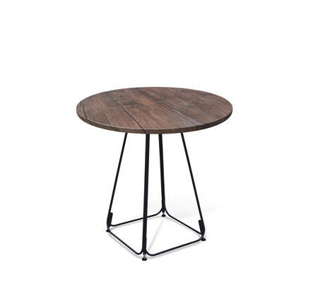 Кухонный обеденный стол SHT-TU23/H71/ТT 80 (темно-серый/палисандр) в Вологде - изображение