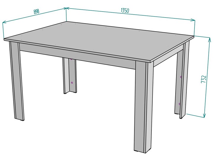 Обеденный стол T37, ДВ в Вологде - изображение 1