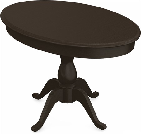 Стол раздвижной Фабрицио-1 исп. Эллипс, Тон 8 Покраска + патина с прорисовкой (на столешнице) в Вологде - изображение