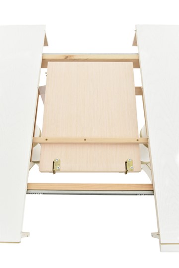 Кухонный стол раздвижной Фабрицио-2 исп. Овал 1200, Тон 10 (Морилка/Эмаль) в Вологде - изображение 4