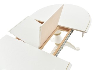 Обеденный раздвижной стол Фабрицио-2 исп. Овал 1600, Тон 12 Покраска + патина с прорисовкой (на столешнице) в Вологде - предосмотр 3