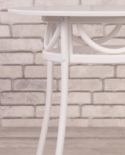 Кухонный обеденный стол Венский Вальс 800 (белая эмаль) в Вологде - изображение 1