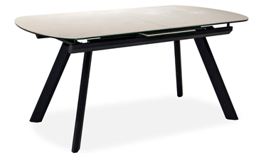 Кухонный раскладной стол Шамони 2CQ 160х90 (Oxide Avorio/Графит) в Вологде - предосмотр