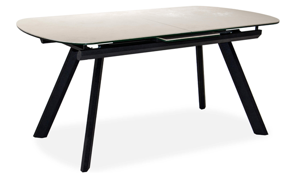 Кухонный раскладной стол Шамони 2CQ 160х90 (Oxide Avorio/Графит) в Вологде - изображение