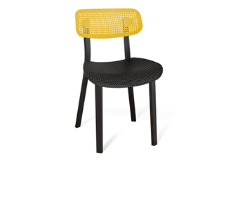 Обеденный стул SHT-ST85/SB85/S85 (желтый/черный/черный) в Вологде