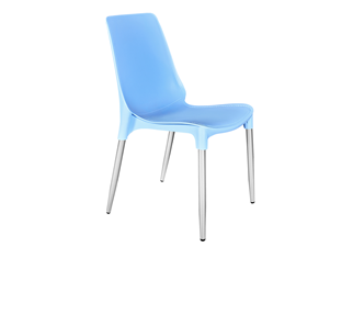 Обеденный стул SHT-ST75/S424-C (голубой/хром лак) в Вологде