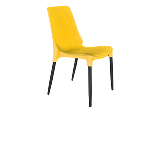 Обеденный стул SHT-ST75/S424-С (желтый ral1021/черный муар) в Вологде