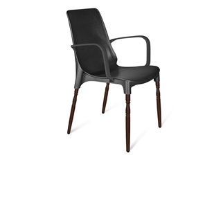 Обеденный стул SHT-ST76/S424-F (черный/коричневый муар) в Вологде - предосмотр
