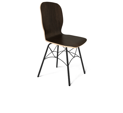 Кухонный стул SHT-ST15-1/S107 (венге/черный муар) в Вологде - изображение