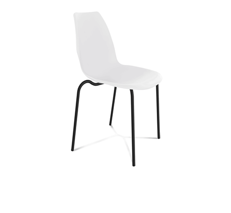 Обеденный стул SHT-ST29/S30 (белый/черный муар) в Вологде - изображение