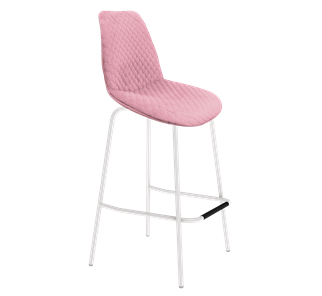 Барный стул SHT-ST29-С22 / SHT-S29P (розовый зефир/белый муар) в Вологде - предосмотр