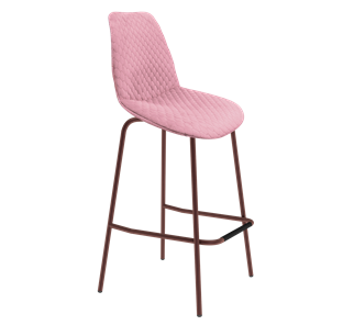 Барный стул SHT-ST29-С22 / SHT-S29P (розовый зефир/медный металлик) в Вологде - предосмотр