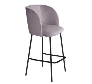 Барный стул SHT-ST33 / SHT-S29P (сиреневая орхидея/черный муар) в Вологде - предосмотр