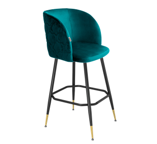 Барный стул SHT-ST33-1 / SHT-S148 (альпийский бирюзовый/черный муар/золото) в Вологде - предосмотр
