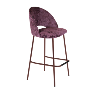 Барный стул SHT-ST34 / SHT-S29P (вишневый джем/медный металлик) в Вологде