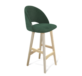 Барный стул SHT-ST34 / SHT-S65 (лиственно-зеленый/прозрачный лак) в Вологде