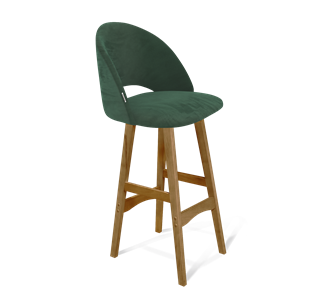 Барный стул SHT-ST34 / SHT-S65 (лиственно-зеленый/светлый орех) в Вологде