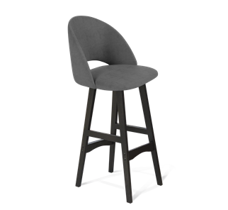Барный стул SHT-ST34 / SHT-S65 (платиново-серый/венге) в Вологде - предосмотр