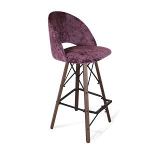 Барный стул SHT-ST34 / SHT-S80 (вишневый джем/темный орех/черный) в Вологде - предосмотр