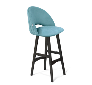 Барный стул SHT-ST34-1 / SHT-S65 (голубая пастель/венге) в Вологде - предосмотр