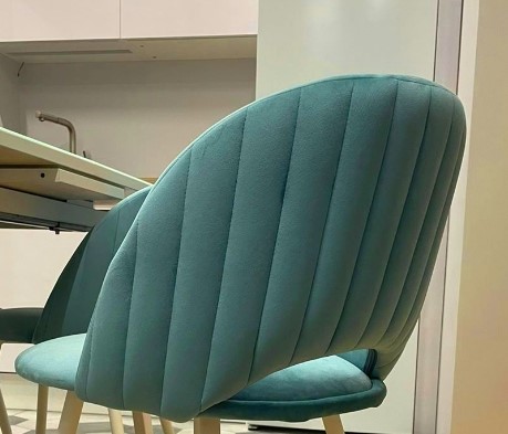 Барный стул SHT-ST34-1 / SHT-S65 (голубая пастель/венге) в Вологде - изображение 8