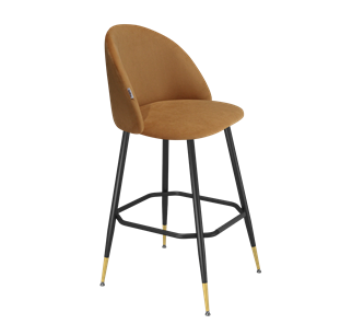 Барный стул SHT-ST35 / SHT-S148 (горчичный/черный муар/золото) в Вологде - предосмотр