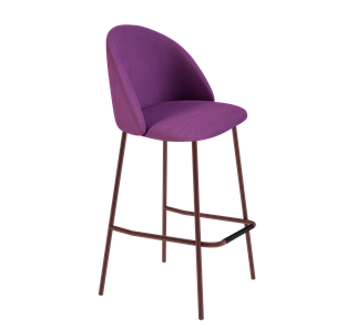 Барный стул SHT-ST35 / SHT-S29P (ягодное варенье/медный металлик) в Вологде
