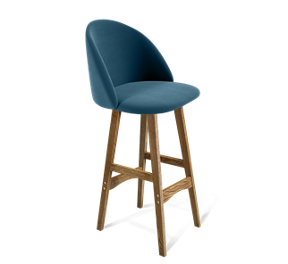 Барный стул SHT-ST35 / SHT-S65 (тихий океан/дуб брашированный коричневый) в Вологде - предосмотр