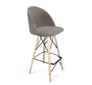 Барный стул SHT-ST35 / SHT-S80 (тростниковый сахар/прозрачный лак/черный) в Вологде - предосмотр