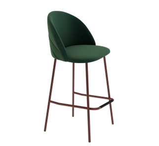 Барный стул SHT-ST35-2 / SHT-S29P (лиственно-зеленый/медный металлик) в Вологде