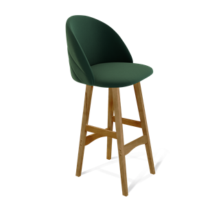 Барный стул SHT-ST35-2 / SHT-S65 (лиственно-зеленый/светлый орех) в Вологде