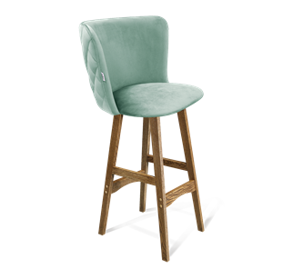 Барный стул SHT-ST36-3 / SHT-S65 (нежная мята/дуб брашированный коричневый) в Вологде