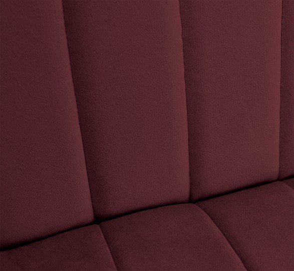 Барный стул SHT-ST37 / SHT-S128 (рубиновое вино/хром/белый муар) в Вологде - изображение 4