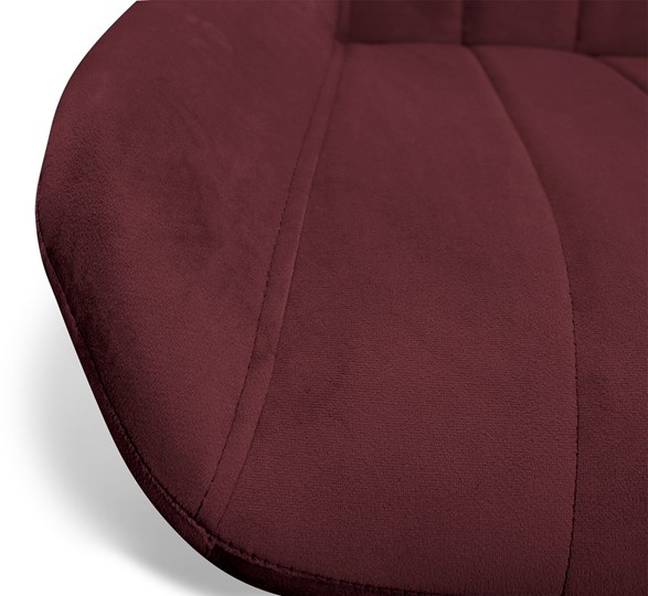 Барный стул SHT-ST37 / SHT-S137 (рубиновое вино/стальной/черный муар) в Вологде - изображение 5