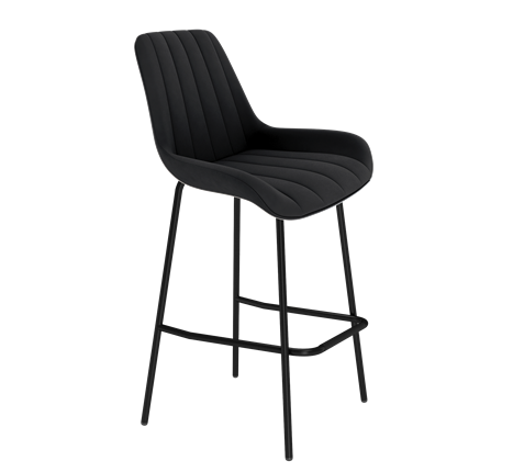 Барный стул SHT-ST37 / SHT-S29P (ночное затмение/черный муар) в Вологде - изображение