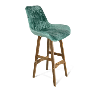Барный стул SHT-ST37 / SHT-S65 (зеленый чай/дуб брашированный коричневый) в Вологде - предосмотр