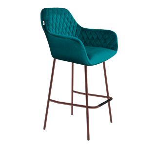 Барный стул SHT-ST38 / SHT-S29P (альпийский бирюзовый/медный металлик) в Вологде - предосмотр