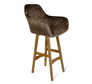 Барный стул SHT-ST38 / SHT-S65 (кофейный трюфель/светлый орех) в Вологде - предосмотр