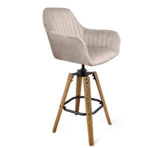 Барный стул SHT-ST38-1 / SHT-S93 (лунный мрамор/браш.коричневый/черный муар) в Вологде