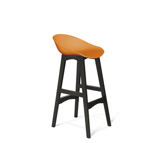 Барный стул SHT-ST19/S65 (оранжевый/венге) в Вологде - предосмотр